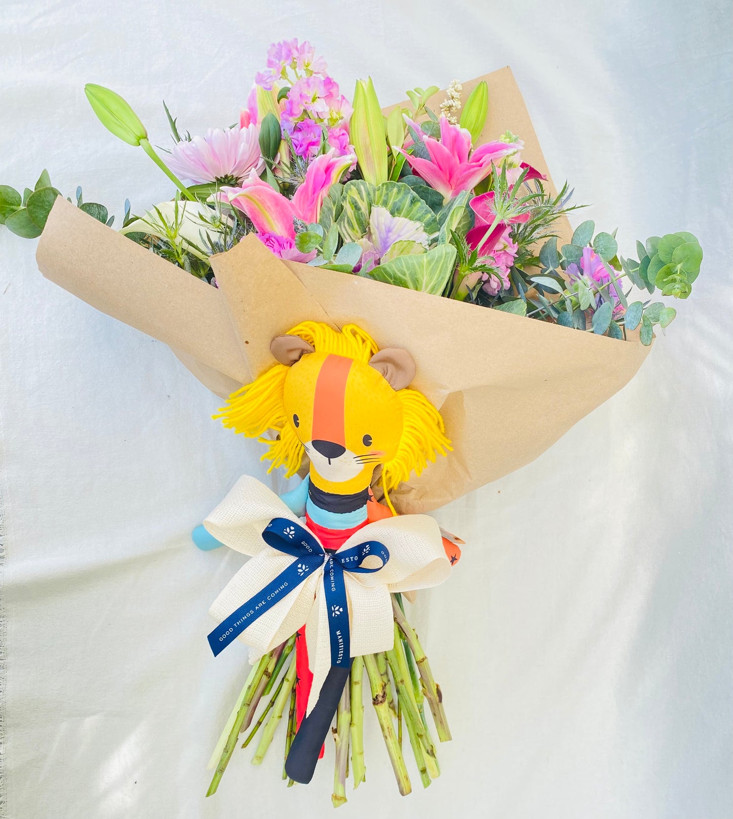 Bouquet con muñeco